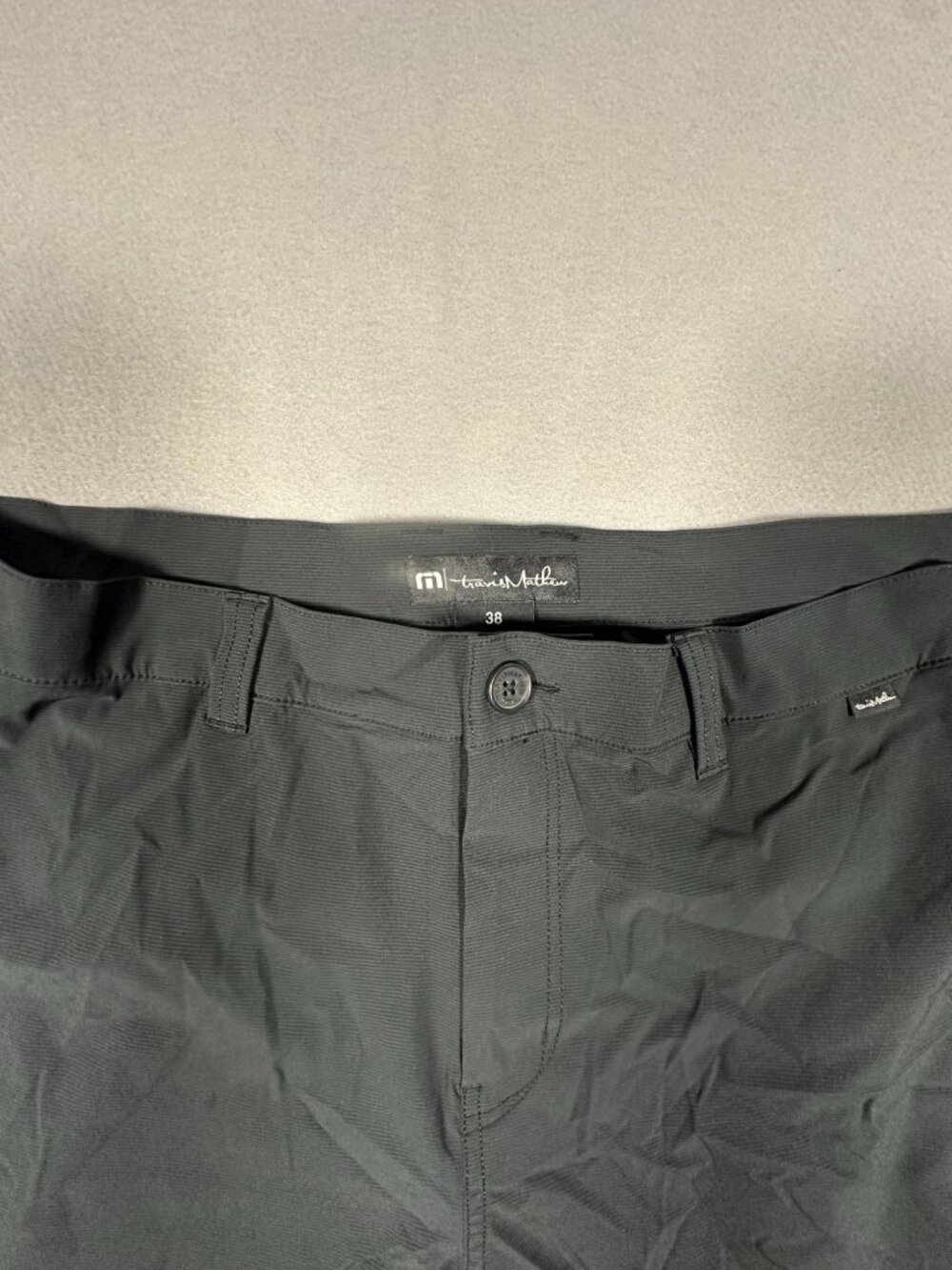TravisMathew Mens Black 38 Carlsbad Golf Shorts 9" Performance Flex Lightweight - Picture 3 of 3